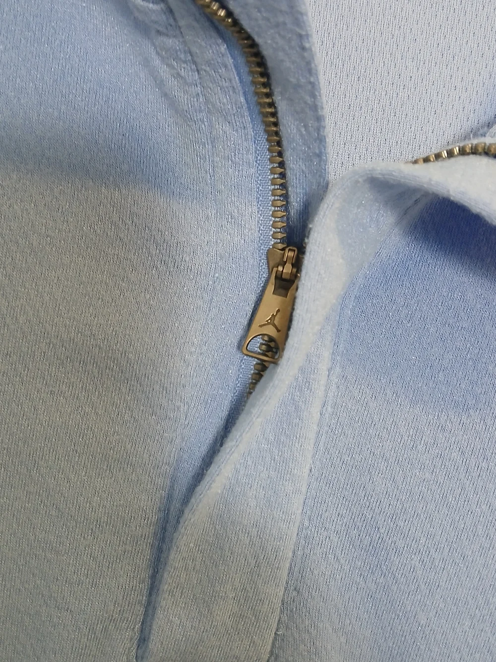 Jordan Light Blue Golf Polo with White Jumpman and UNC Patch